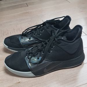 Nike PG 3 Black Iridescent  men's sneakers Sz 10